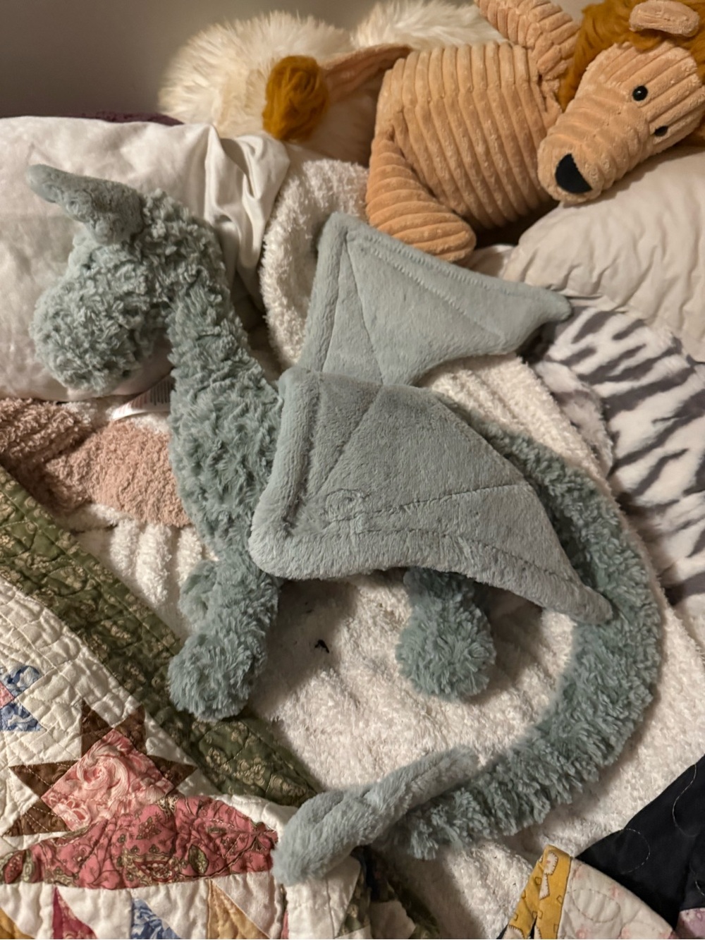 Large drake dragon jellycat retired